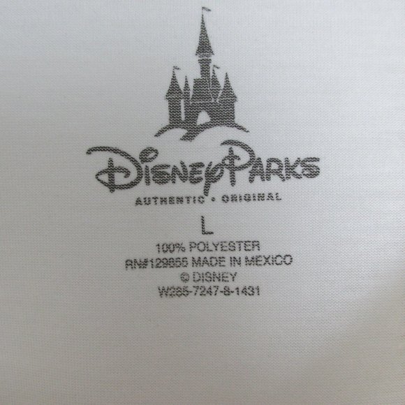 Disney Parks Tink Tinkerbell Wide Neck Loose-Fit Sleeveless Tee T-Shirt Size L - Picture 3 of 9